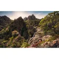 Sanders & Sanders Fototapete Landschaft Grün Grau und Blau 450 x 280 cm 612661
