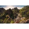 Xora Fototapete, Mehrfarbig, Textil, Steine, 450x280 cm, Tapeten & Wandverkleidungen, Fototapeten