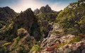 Vlies-Fototapete KOMAR, Wanderlust RAINBOW LANDS, Digitaldruck, 9 Bahnen, BxH 45