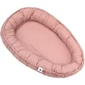 Julius Zöllner Kuschelnest Musselin, Altrosa, 55x10x80 cm, Schlafen, Babybett-Ausstattung, Babynestchen, Kuschelnest für Babys
