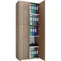 VCM Aktenschrank Lona XXL 914114, aus Holz, 70 x 182 x 40 cm (B/H/T), sonoma eiche