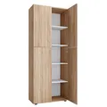 VCM my office Aktenschrank XXL Lona, 914114 sonoma-eiche 4 Fachböden 70,0 x 39,0 x 183,0 cm