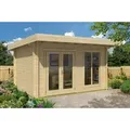 Weka Weekendhaus 709 Gr. 1, ca. B460/H231,2/T360 cm, Natur