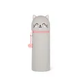 LEGAMI Kawaii Katze 2-in-1 Federmappe aus Silikon