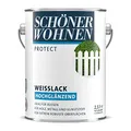 Schöner Wohnen Profidur Weißlack Hochglänzend 2,5 Liter Neu