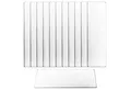 ECENCE Magnet Neodym Klebe-Magnete 12 Stck. selbstklebend Quader (12-St)
