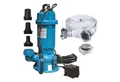 IBO Schmutzwasserpumpe IBO Schmutzwasserpumpe FURIATKA 1500W Pumpe Kupplung Fäkalienpumpe (3-tlg)