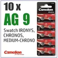 ✅ 10x Knopfzelle AG 9/394/LR936 für SWATCH Uhren Irony, Chrono, Medium-Chrono...