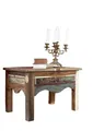 Altholz Vintage Nachttisch mehrfarbig shabby chic Nachtkommode Nachtkonsole