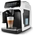 Philips Kaffeevollautomat 3200 Series, 5 Kaffeespezialitäten, LatteGo Milchsystem, Touchdisplay, Weiß (EP3243/50)