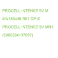 Procell Intense 9V MN1604/6LR61 CP10 5013790 (5000394137097)
