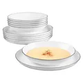 Seltmann Weiden Lido Black Line Speise-Set rund 12-tlg. Lido Black Line 001.737148