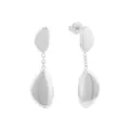 s.Oliver Ohrhänger Edelstahl Damen Ohrschmuck, 3,8 cm, Silber, Kommt in Schmuck Geschenk Box, 2035526