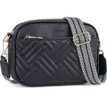 Gesteppte Damen Umhängetasche Kunstleder Crossbody Bag Verstellbarer Gurt