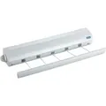 Wenko Wand-Wäscheleinen Ausziehbar Weiß 7 cm x 47,5 cm x 7 cm
