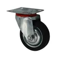 75 mm Vollgummi Rolle als Lenkrolle Transportrolle TK 50kg