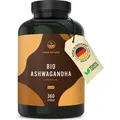 Ashwagandha Kapseln - 360 Stück (650mg) - 2.600mg Hochdosiert - Premium indische Schlafbeere  Vegan - TRUE NATURE®