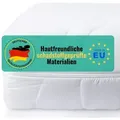 Pillows24 – 7-Zonen Matratze 180x200 | 12 cm hoch | Kaltschaummatratze 2 Härtegraden H2/H3 | Bezug waschbar bis 60°C | Hergest in EU