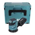 Makita DBO 180 ZJ Akku Exzenterschleifer 18 V 125 mm + Makpac - ohne Akku, Lader