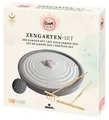 moses. Zengarten-Set – Omm for you, Komplett-Set aus Schale, Reliefkugel, Harke, Sandschieber, Sand und Deko-Steinen, Zur Meditation und Entspannung durch Zeichnen von Linien und Mustern