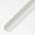 alfer Winkel 2 m, 20 x 20 x 1.5 mm, PVC (Kunststoff), glatt, weiss