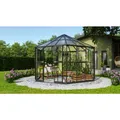 VITAVIA Gewächshaus "Pi 9000", BxHxL: 336 x 283,7 x 383,3 cm - schwarz