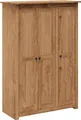 vidaXL Kleiderschrank 3-Türig 118×50×171,5 cm Kiefer Panama Serie