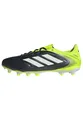adidas Unisex COPA Pure III League Firm Ground/Multi Ground Football Boots, Core Black/Cloud White/Lucid Lemon, 44 2/3 EU