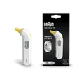 Braun ThermoScan 3 Ohrthermometer | Schnelle 1-Sekunden-Messung | Akustische Fieberanzeige | Digitaldisplay | Baby- und kleinkindfreundlich | Die #1 Marke bei Ärzten(1) | IRT3030WE