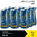 Mannol Compressor Oil ISO 46 Kompressoröl 9x1 Liter = 9 Liter