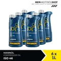 Mannol Compressor Oil ISO 46 Kompressoröl 6x1 Liter = 6 Liter