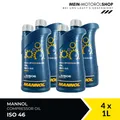 Mannol Compressor Oil ISO 46 Kompressoröl 4x1 Liter = 4 Liter