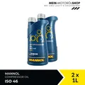 Mannol Compressor Oil ISO 46 Kompressoröl 2x1 Liter = 2 Liter