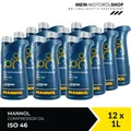Mannol Compressor Oil ISO 46 Kompressoröl 12x1 Liter = 12 Liter