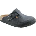 Birkenstock Boston Wool Narrow Hausschuhe (Größe 37, grau)