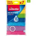 Vileda 2er-Set: Mikrofasertücher "Colors" in Bunt - 2x 7 Stück