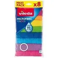 Colors Microfasertuch, 8 Stück Vileda 77608