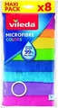 Vileda Mikrofasertücher Colors 174430 | Allzwecktücher 8er Pack | 30x30cm | saugstark & langlebig | waschbar