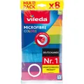 8er Pack Vileda Microfaser Colors XXL Allzwecktuch Mikcrofaser Microfasertuch