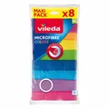 Vileda Mikrofaser Colors Set mit 8 Tüchern - 60°C, Mehrfarben