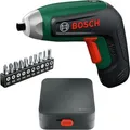 Bosch Akkuschrauber IXO 8 Basic, 06039G4000, 4 V / 2,0 Ah, mit LED-Licht, Bitset und Box, 6,5 Nm