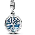 Pandora Kettenanhänger Pandora Sterling silver Enamel Cubic Zirconia Blue 793599C01 Anhänger
