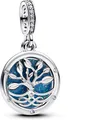 Pandora Sterling silver Enamel Cubic Zirconia Blue 793599C01 Anhänger