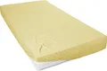 Westminster Spannbetttuch Mako Jersey 190 x 200 cm senf