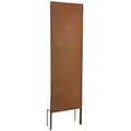 Estexo - Metall Gartenzaun Sichtschutzwand 150 Cm Edelrost Sichtschutz-element Rost Deko