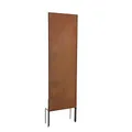 ESTEXO Sichtschutzelement Sichtschutzwand Gartenzaun Rost Sichtschutz Flames Metall Edelrost Gartendekoration Zaun (150 cm/ohne Flammen)