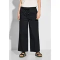 CECIL Stoffhose High Waist schwarz L