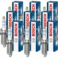 9x BOSCH Zündkerze Doppelplatin für BMW 3er E90 325i Subaru Impreza Schrägheck