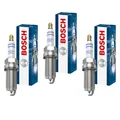 3x BOSCH Zündkerze Doppelplatin für BMW 3er E90 325i Subaru Impreza Schrägheck