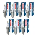 7x BOSCH Zündkerze Doppelplatin für BMW 3er E90 325i Subaru Impreza Schrägheck
